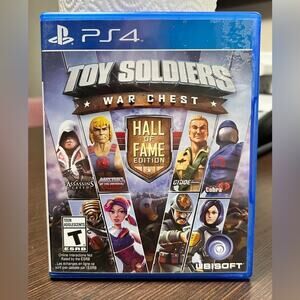 TOY Soldiers War Chest Hall of Fame Edition PS4 Game Complete CIB Disc Works